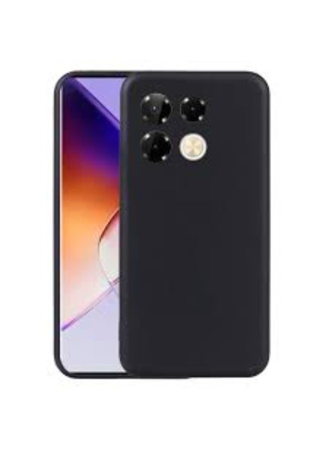 Protective Cover For Infinix Note 40 Pro , Slim  Fit Soft Back TPU Case Flexible Silicone Cover Compatible For Infinix Note 40 Pro - Black